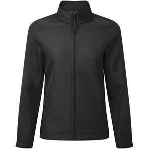 Premier Womens/Ladies Windchecker Soft Shell Jacket / Black